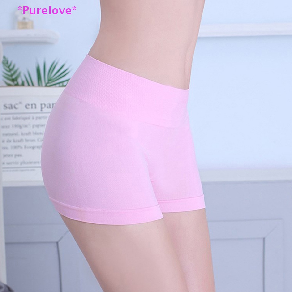 Quần Lót Boxer Cotton Không Đường May Định Hình Cơ Thể An Toàn Cho Nữ Mới