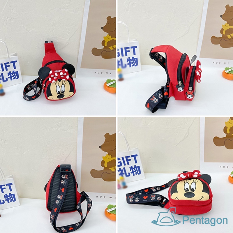 Túi Đeo Chéo Ngực / Đeo Vai Họa Tiết Hoạt Hình 3d Thời Trang Cho Bé