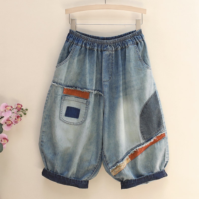 Quần Yếm Jean Baggy Ống Rộng Đáy Thụng Thời Trang Cho Nữ