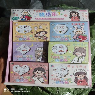Khay 30 hộp sticker nhãn dán thú thỏ đáng yêu Mẫu Mới Nhất