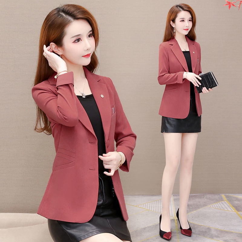 Áo Khoác Vest Nhỏ Thời Trang Xuân Thu Chuyên Nghiệp Cho Nữ
