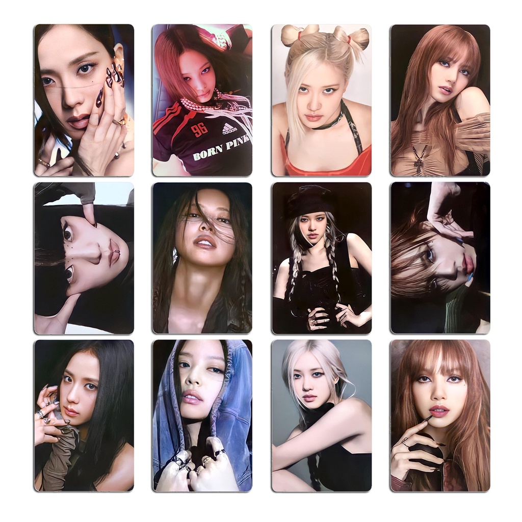 Set 4 Tấm Ảnh Lomo Card Nhóm Nhạc Blackpink JISOO JENNIE LISA ROSE