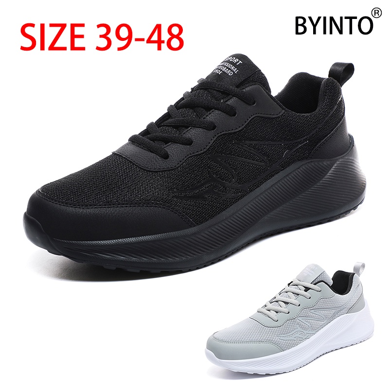 Giày Thể Thao Nam Siêu Nhẹ Thoáng Khí Đế Mềm Size Lớn 39-48