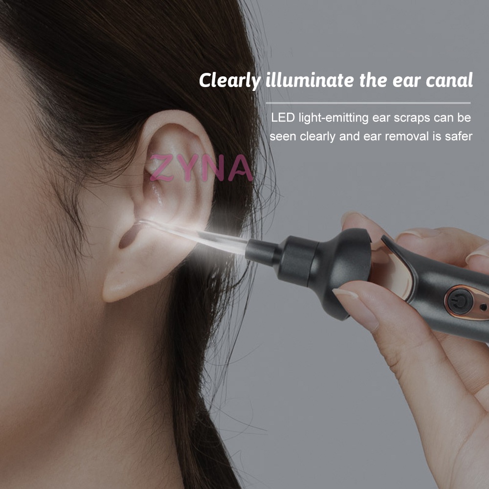 Dụng Cụ Lấy Ráy Tai Không Đau Có Đèn LED Cho Cả Gia Đình