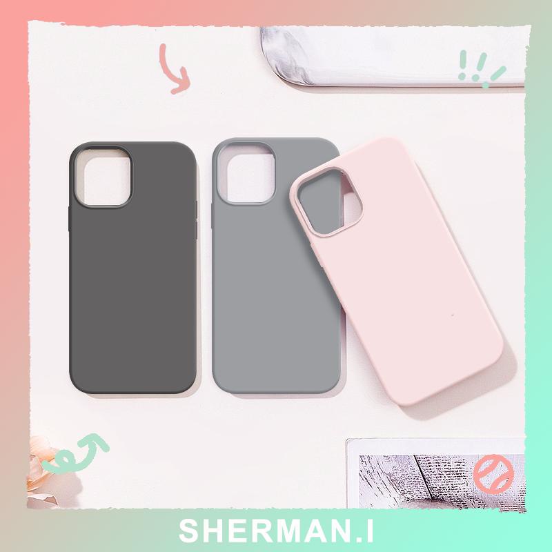 Ốp Điện Thoại Silicon Cát Chảy Màu Hồng Cho iPhone 11/13/11promax/12promax/13promax/14promax-SN