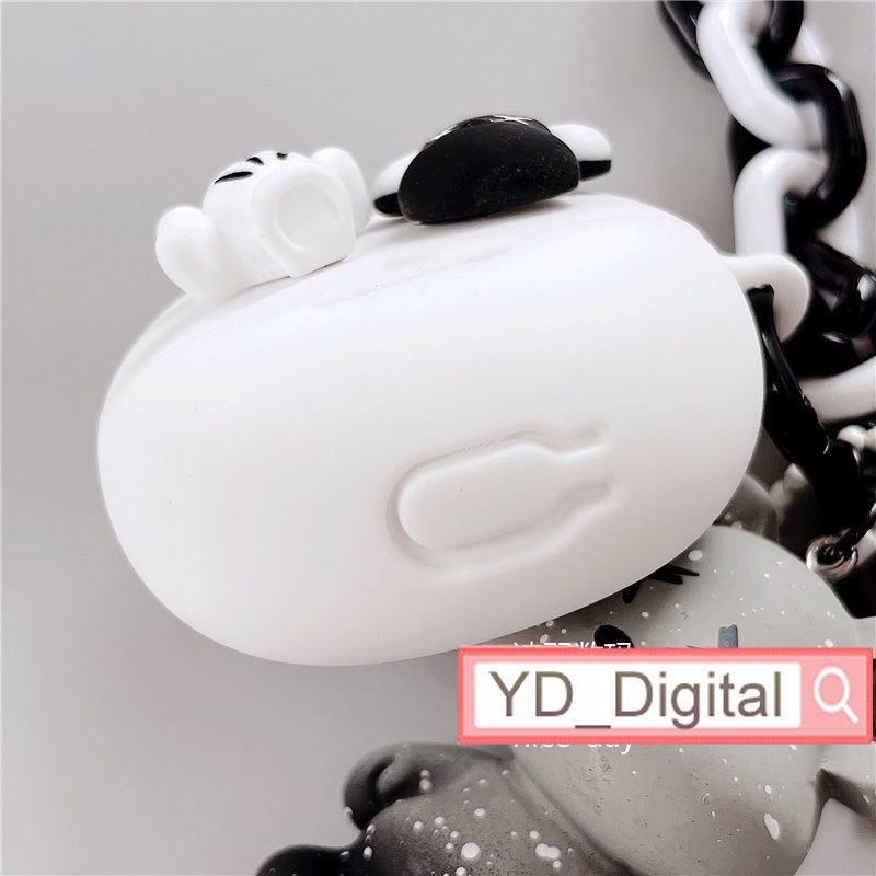 Vỏ Bảo Vệ Hộp Sạc Tai Nghe Oppo enco air 3 / air 2 / Buds 2 Bằng Silicon Họa Tiết Hoạt Hình KAWS Dễ Thương Chống