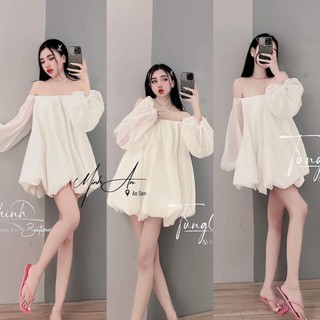 💢Áo trễ vai tơ phồng bánh bèo❤️❤️