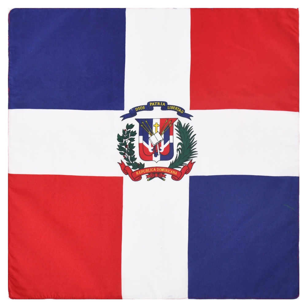 Khăn Choàng Vuông Bằng Polyester In Họa Tiết Cờ Bandana Phong Cách Hiphop Đường Phố