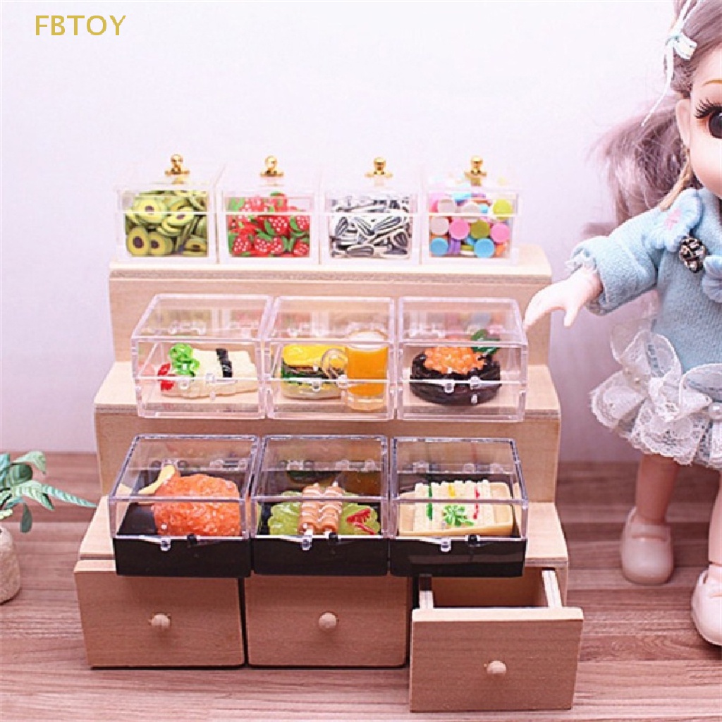 Bộ 2 Hộp Đựng Bánh Kẹo Tráng Miệng Trang Trí Nhà Búp Bê
