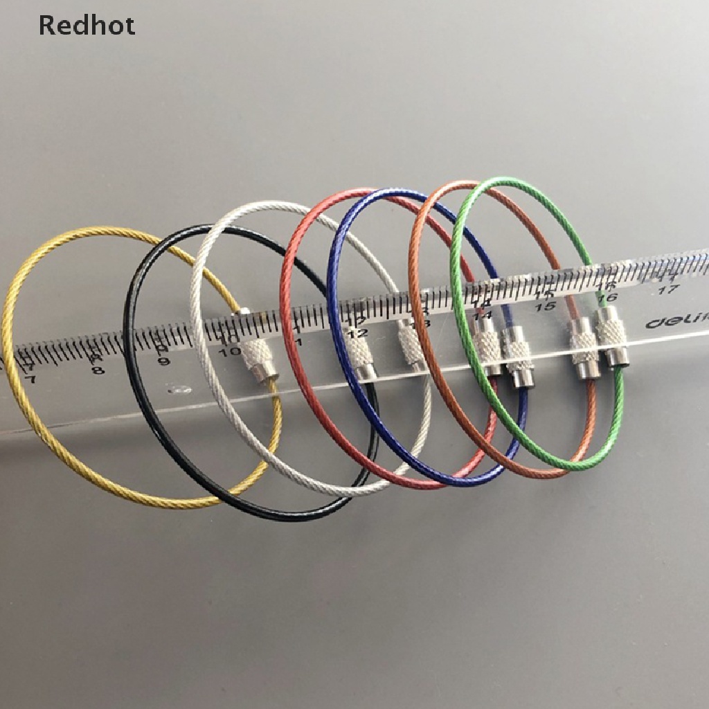Bộ 10 Dây Móc Chìa Khóa Bằng Thép Không Gỉ Tiện Dụng