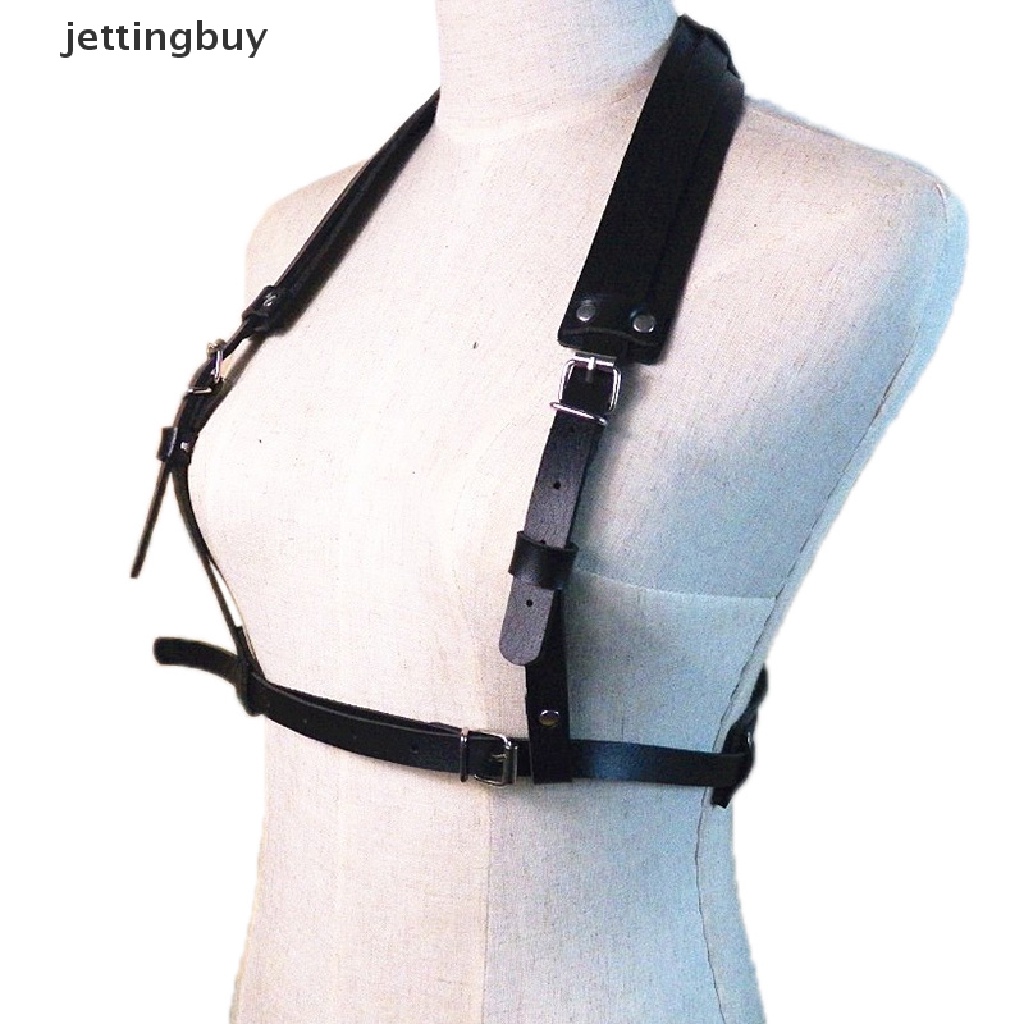 Đai Đeo Ngực Bằng Da Màu Đen Hóa Trang Cho Nam QDD