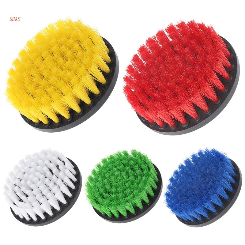 Bàn Chải Vệ Sinh Máy Khoan 5 '' Với Sợi Lông Cứng Cho Thảm Xe Hơi Mới