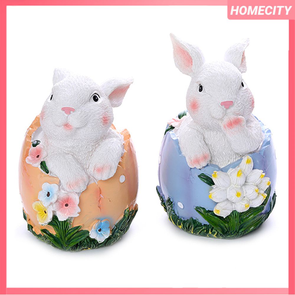 Tượng Thỏ Tinh Tế Tượng Thỏ Phục Sinh Thu Nhỏ Cho Tiệc Cưới Quà Tặng Trẻ Em Tượng Nhựa Trang Trí Để Bàn