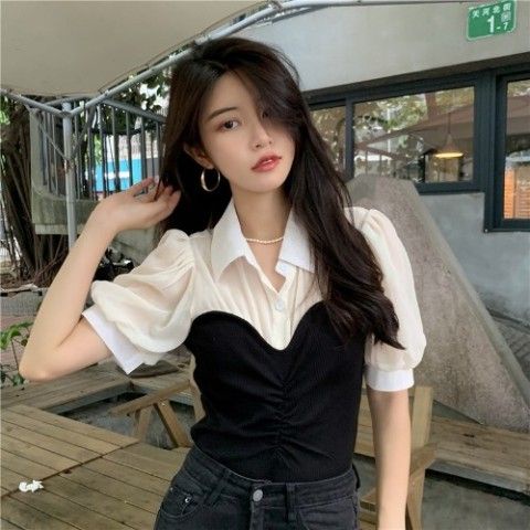 Áo Sơ Mi Voan Thời Trang Mùa Hè Pháp Dành Cho Nữ