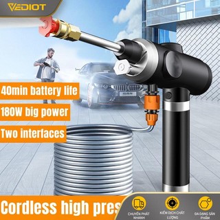 Súng phun nước rửa xe hơi áp suất cao không dây chất lượng cao cọ rua xe dụng cụ rửa xe bao tay rửa xe dụng cụ rửa xe máy