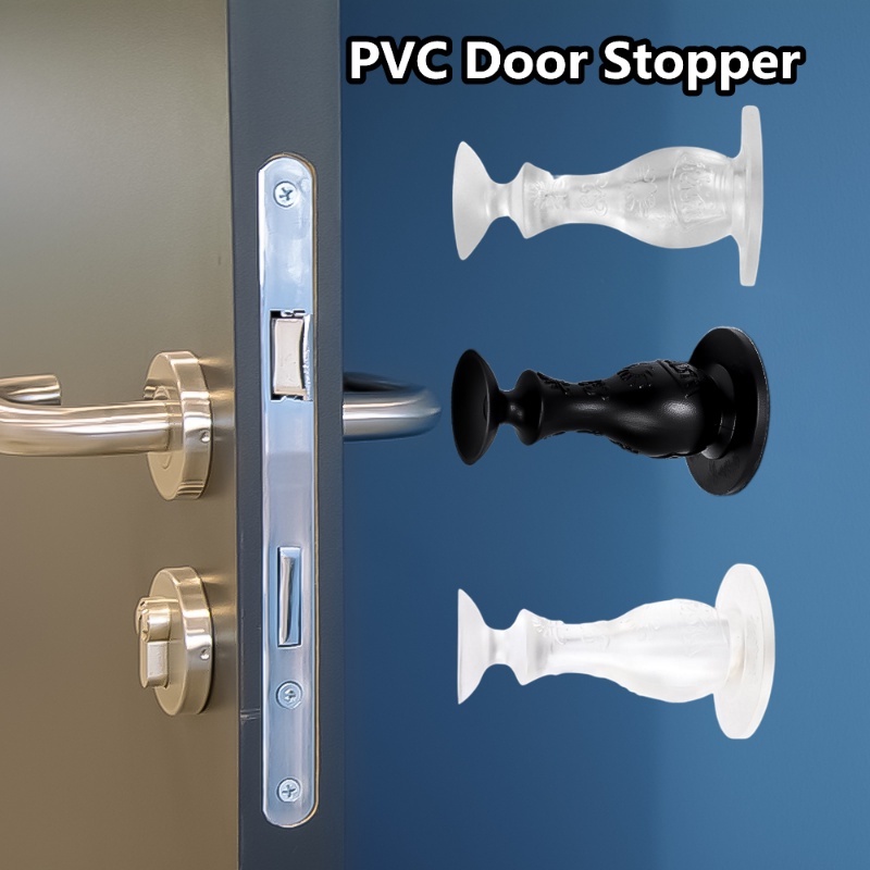 [Đặc trưng] Đệm Chặn Cửa Bằng PVC Mềm Chống Va Chạm Chống Trầy Xước Tiện Dụng