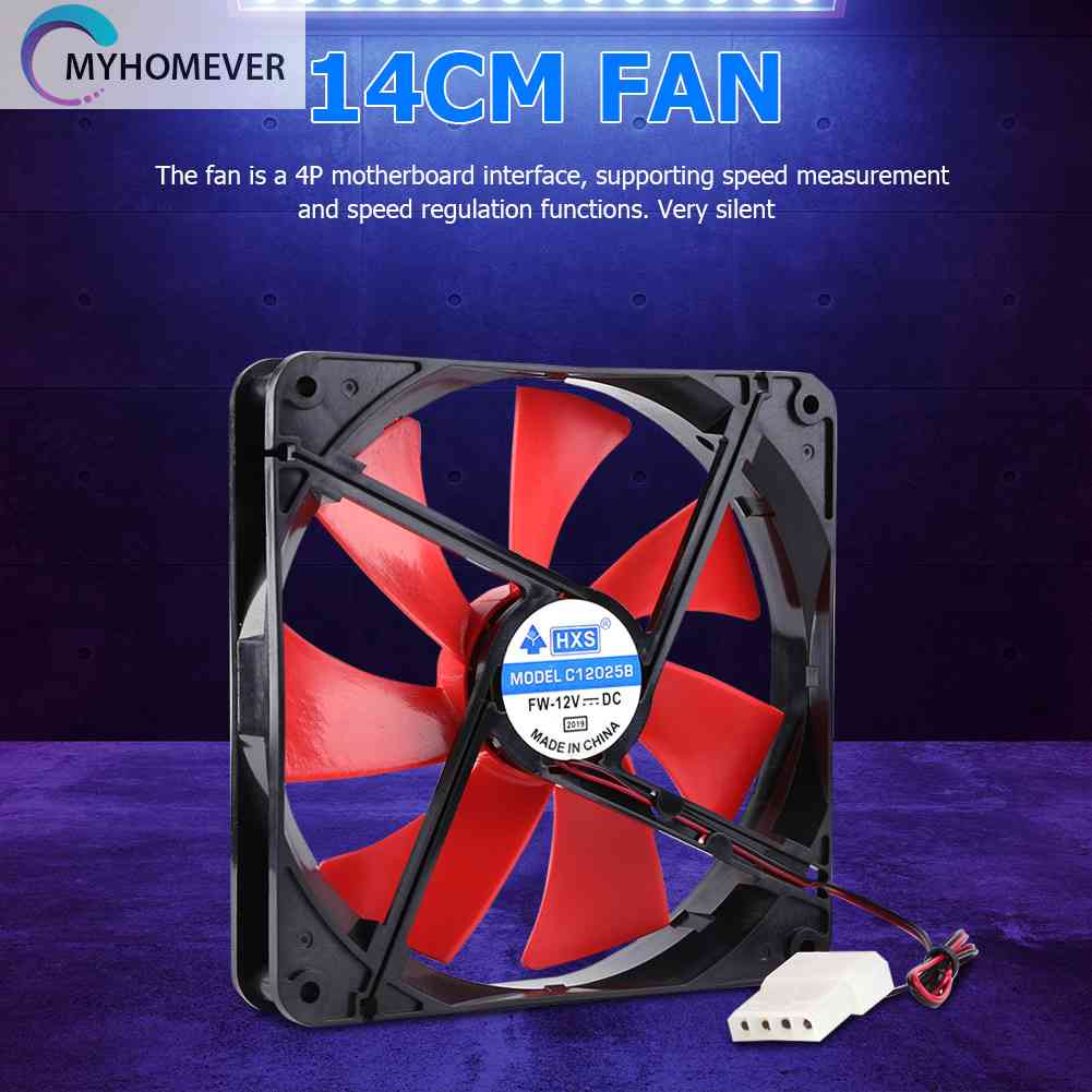 Quạt TảN NhiệT CPU 140mm 4 Pin 12V Cho PC