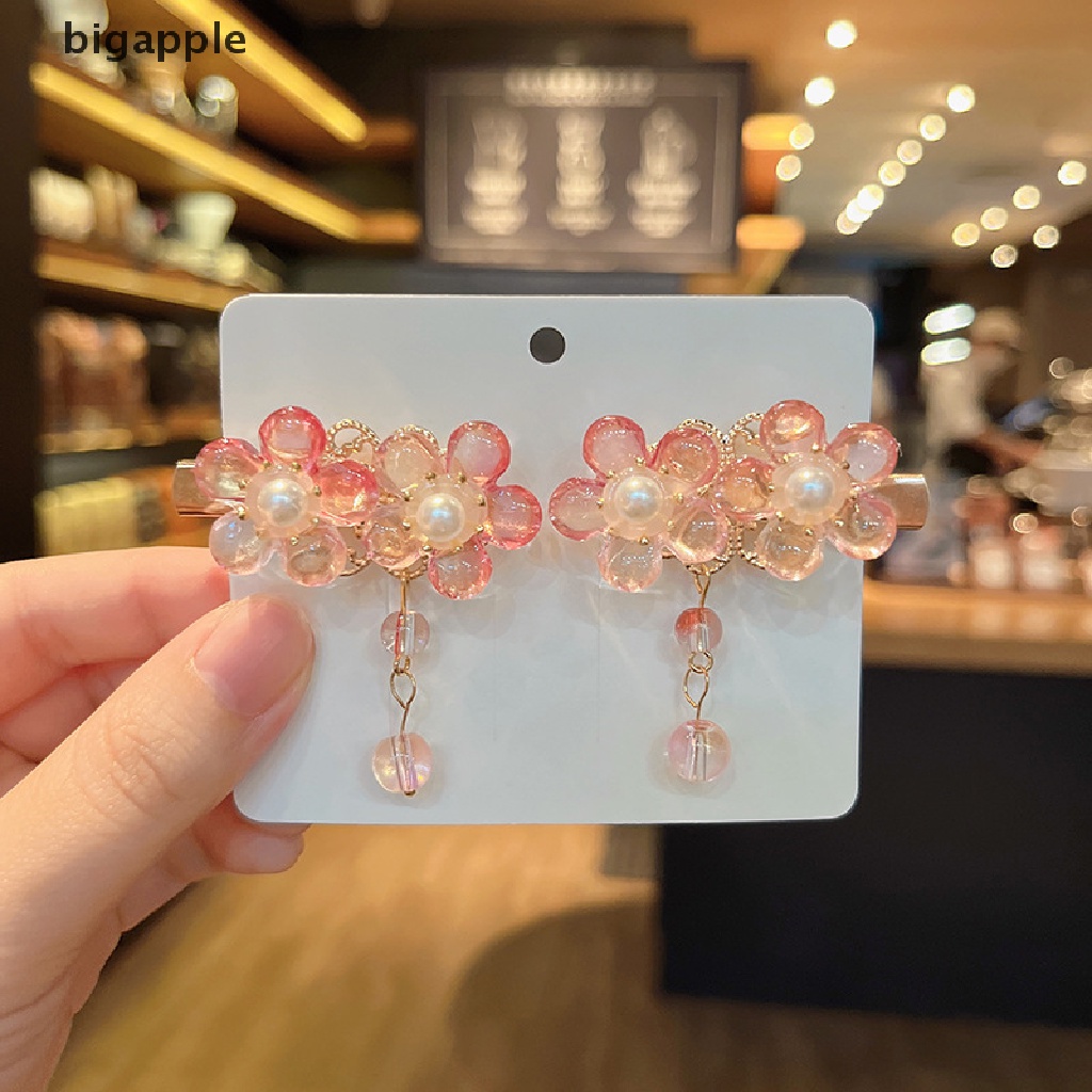 Bigapple 1 Cặp Trâm Cài Tóc Tua Rua Phong Cách Trung Hoa Cổ Điển Thủ Công RDG Dành Cho Bé Gái