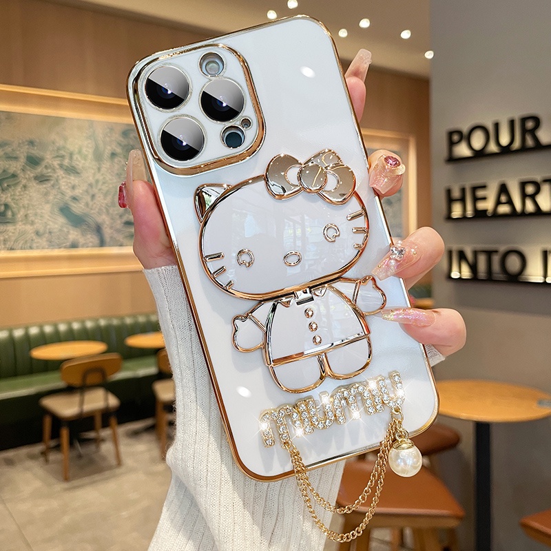 Ốp Điện Thoại Họa Tiết Mèo Kitty Cho IPhone 14 14 Pro 13 13 Pro Max / 12 12 Pro Max / 11 11Pro 11 Pro Max / XSmax XR X XS 8 7Plus