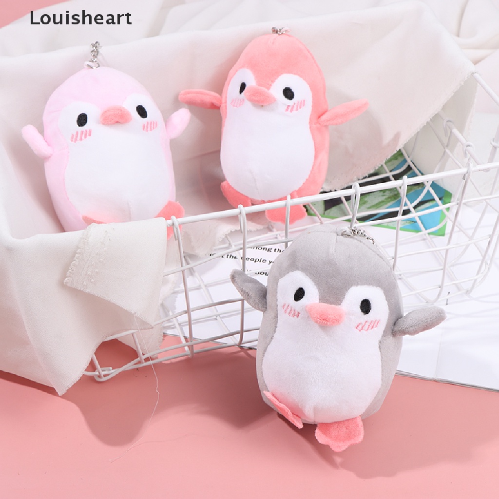 Thú Nhồi Bông Hình Chim Cánh Cụt 12CM Trang Trí Chìa Khóa