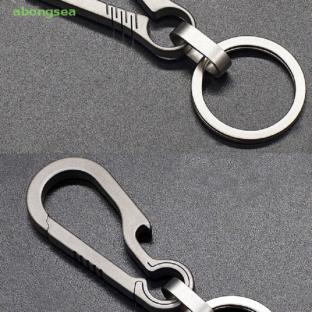 Abongsea Móc Chìa Khóa Bằng Hợp Kim Titan Dùng Làm Quà Tặng Cho Nam