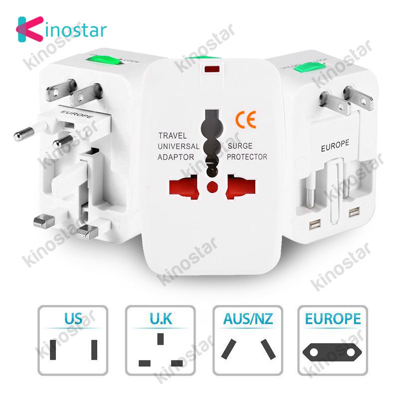 Bộ Chuyển Đổi Phích Cắm Usb 2 Cổng Bộ Chuyển Đổi Nguồn Phích Cắm Đa Năng Đa Năng 10a 250V Nhà Thông Minh Màu Trắng.