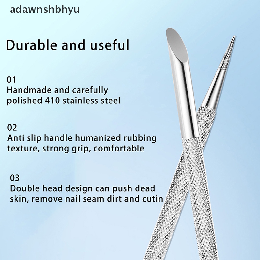 1 Cây Đẩy Biểu Bì Hai Đầu Bằng Thép Không Gỉ Chuyên Dụng Cho Làm Móng