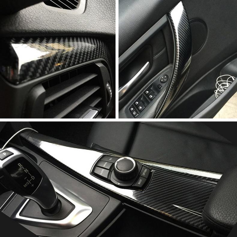 Phim Dán PVC Vinyl Sợi Carbon 6D 20X50Cm Trang Trí Xe Hơi / Máy Tính / Laptop