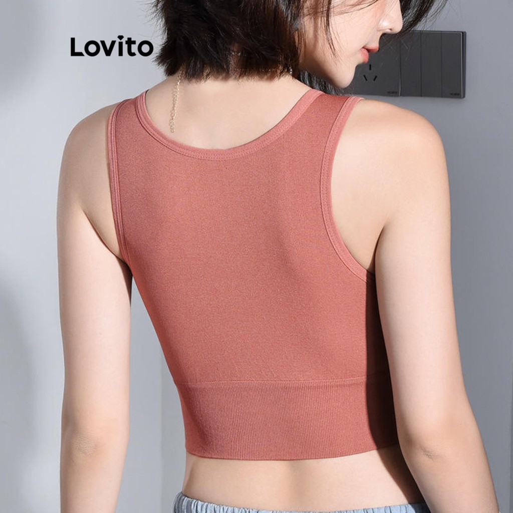 (Vật phẩm thiết yếu) Áo lót thể thao Lovito Seamless Skinny