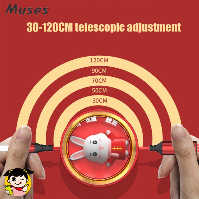 Dây Cáp Sạc Usb Type-c 3 Trong 1 Rút Được Hình Thỏ Dễ Thương Cho Ios Android