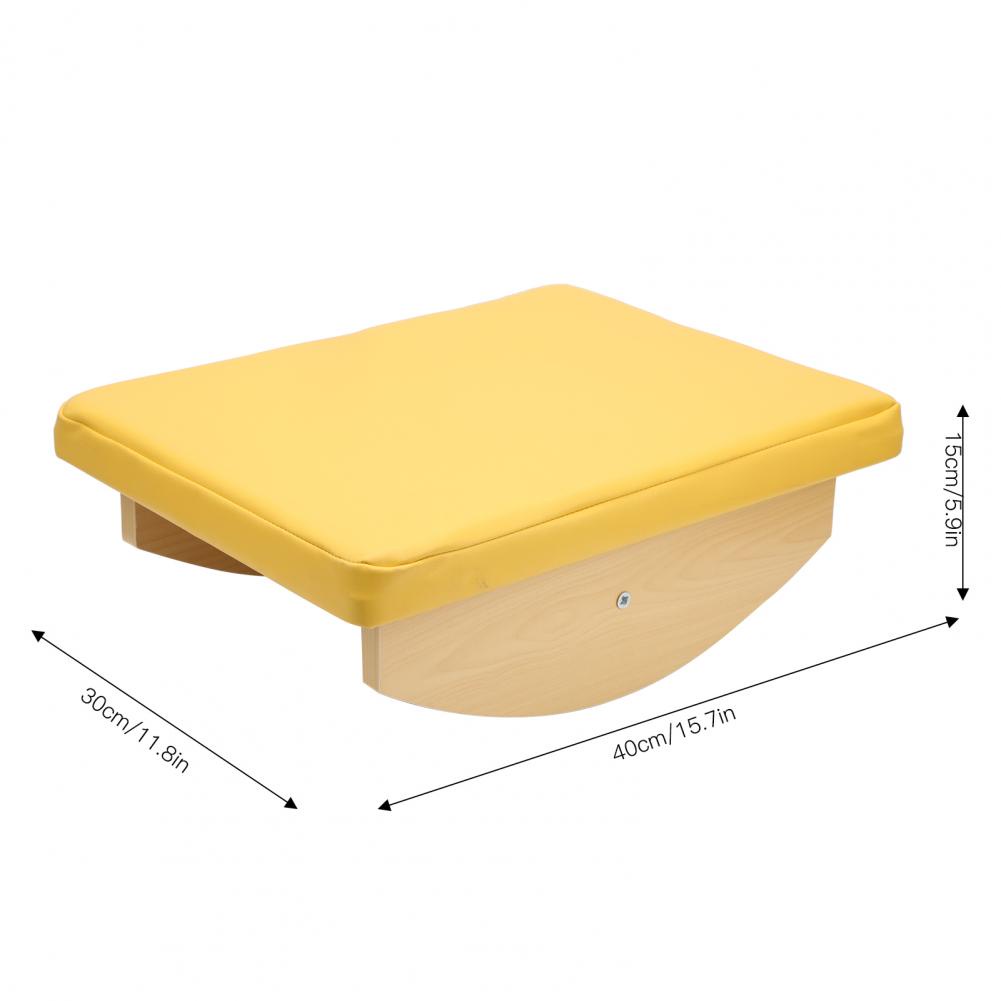 Ván bập bênh, Ván gỗ rèn luyện thăng bằng, ván bập bênh cho bé Thăng bằng Đứng Huấn luyện Giác quan Tích hợp Bập bênh Đồ chơi Vật lý cho Trẻ em Cxmin09