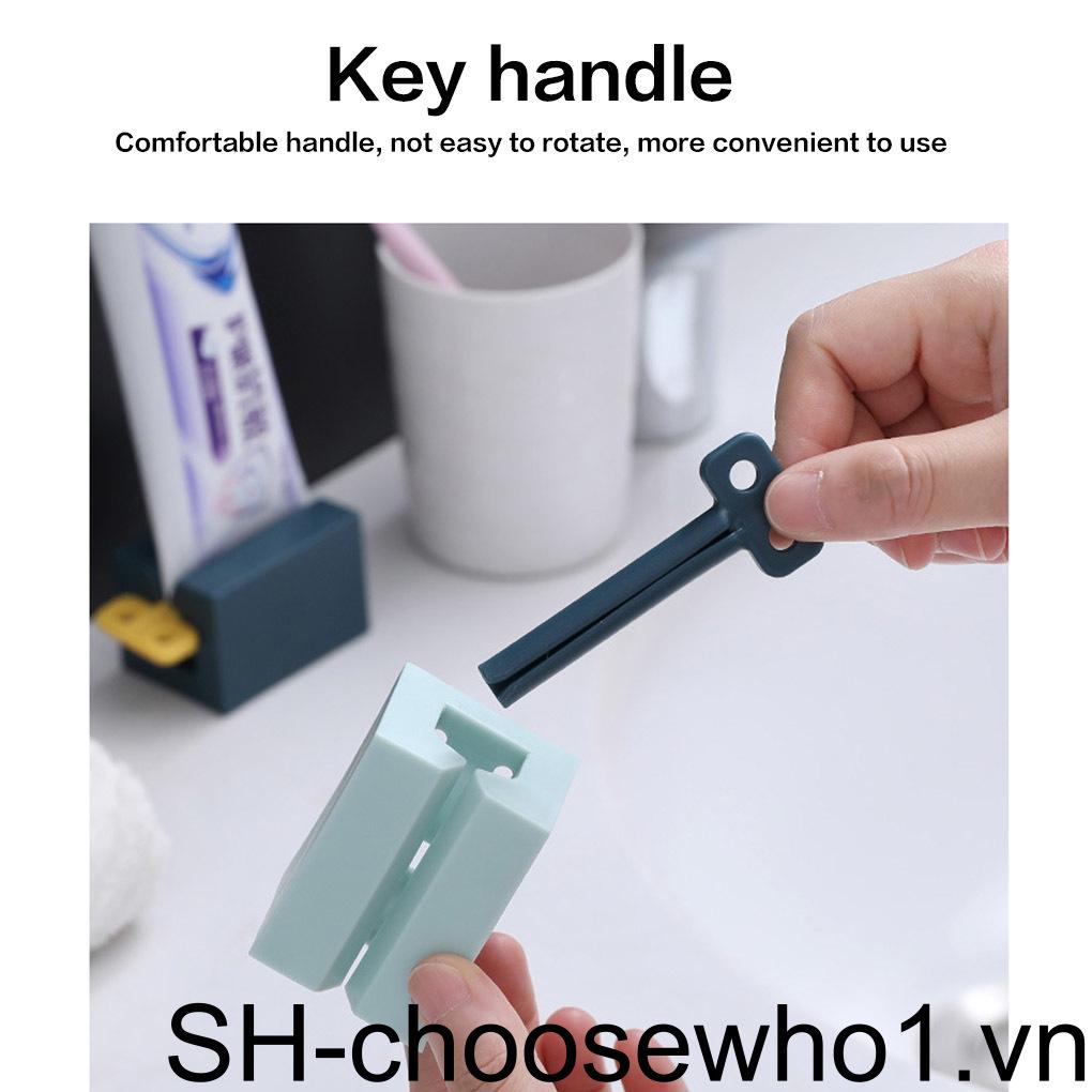 1 / 10 Ống Nặn Kem Đánh Răng Bằng Nhựa Tiện Dụng Cho Gia Đình