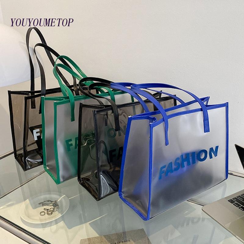 Túi Xách Nhựa PVC Trong Suốt Thời Trang Cho Nữ