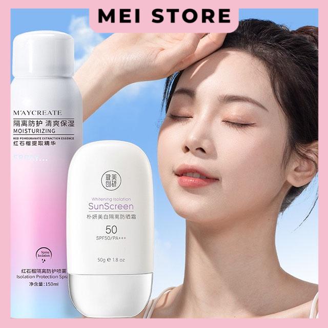 Kem Chống Nắng Dưỡng Trắng Da MayCreate Whitening Isolation Sun Screen SPF 50/PA+++
