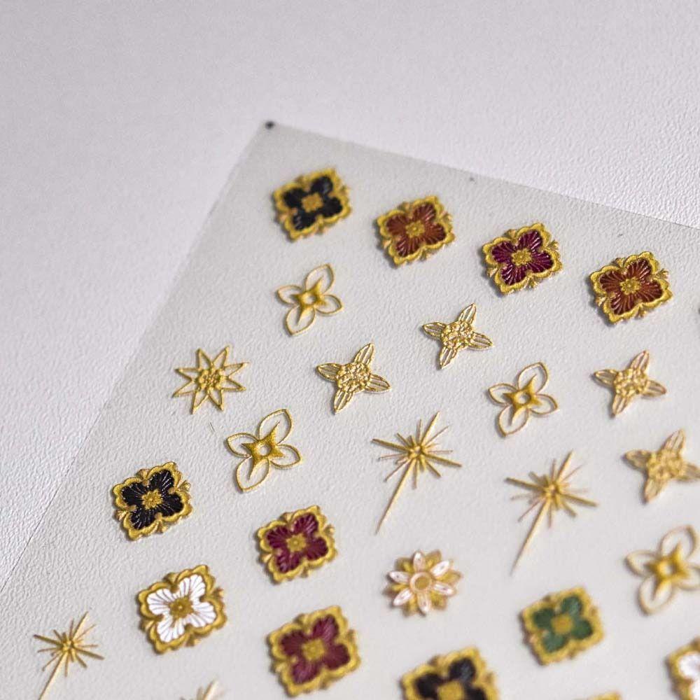 Sticker Dán Móng Phong Cách Bohemian|Phụ Kiện Trang Trí Móng Tay Hình Mặt Trăng Phong Cách Bohemia