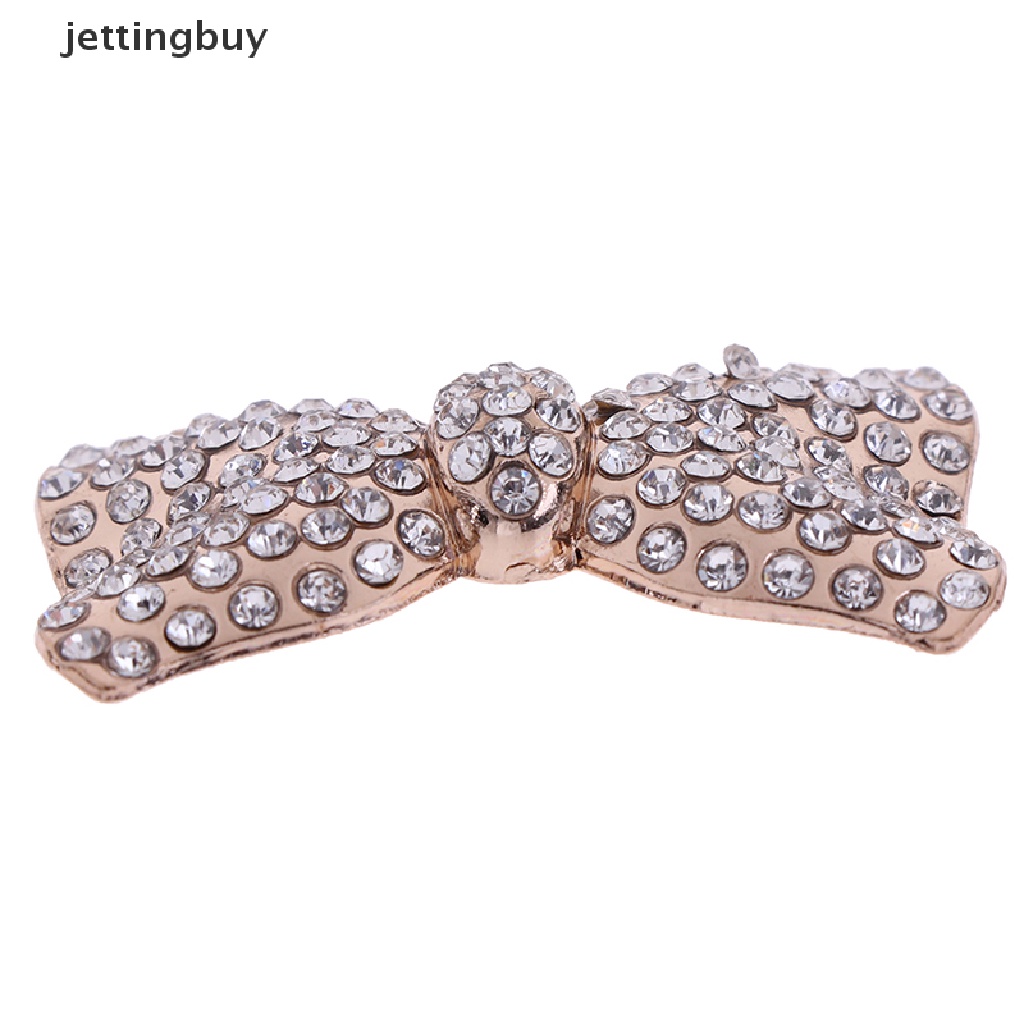 1 Khóa Kẹp Kim Loại Đính Đá Trang Trí Giày Cho Nữ