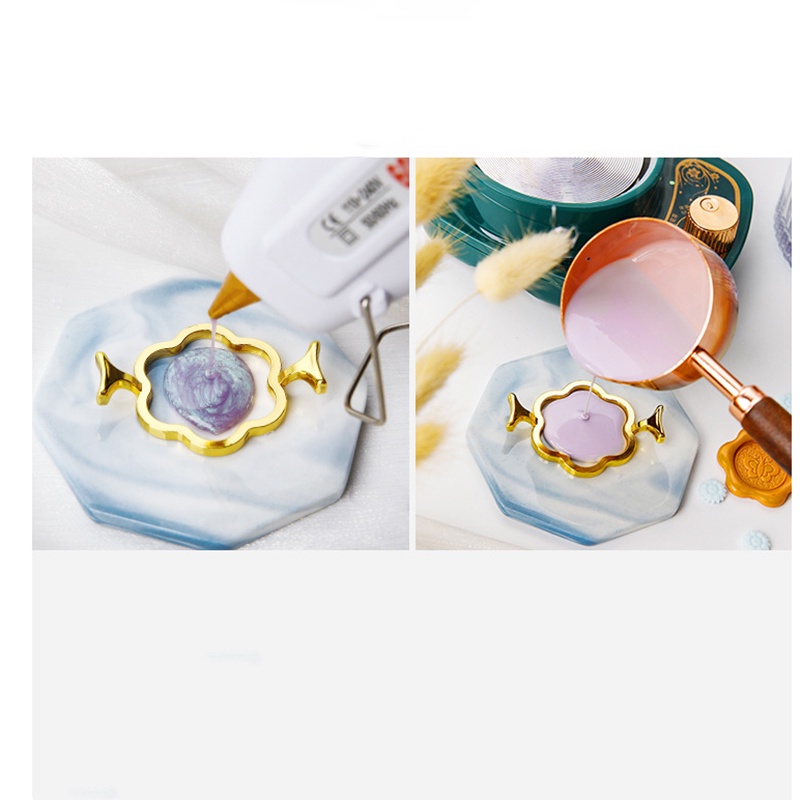 Bộ Giá Đỡ Hình Tròn Dùng Cho Niêm Phong Bì Thư / Làm Thủ Công Diy