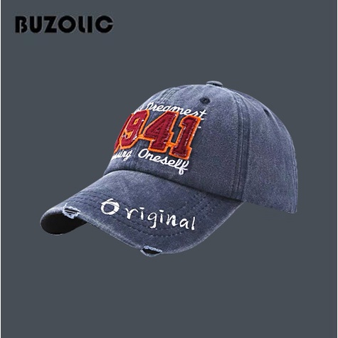 Mũ Lưỡi Trai Thêu Họa Tiết Phong Cách retro Hàn Quốc 1941