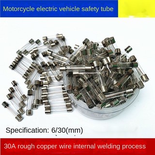Set 5 cầu chì ống cầu chì 12v 30a cho xe hơi