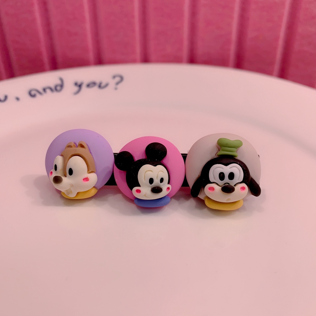Kẹp Tóc Hình Nhân Vật Hoạt Hình Disney Đáng Yêu