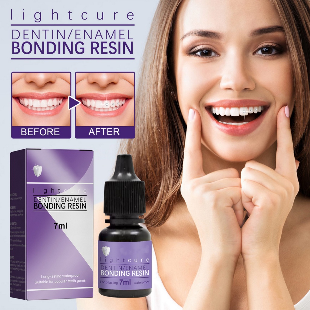 Set 2 Tuýp Keo Dán Răng Đính Đá Quý Đa Năng DIY