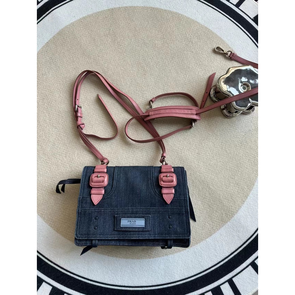 Túi Denim Đeo Chéo Phong Cách Retro Thời Trang Mới 2023 Dành Cho Nữ