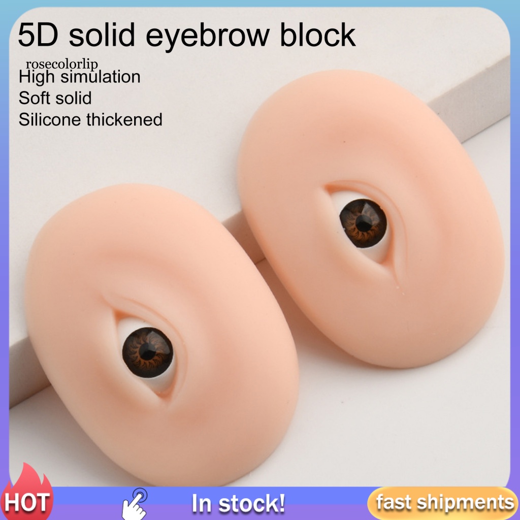 1 Cặp Da Mắt Giả 3D Bằng Silicon Mềm Dễ Sử Dụng Cho Người Mới Bắt Đầu