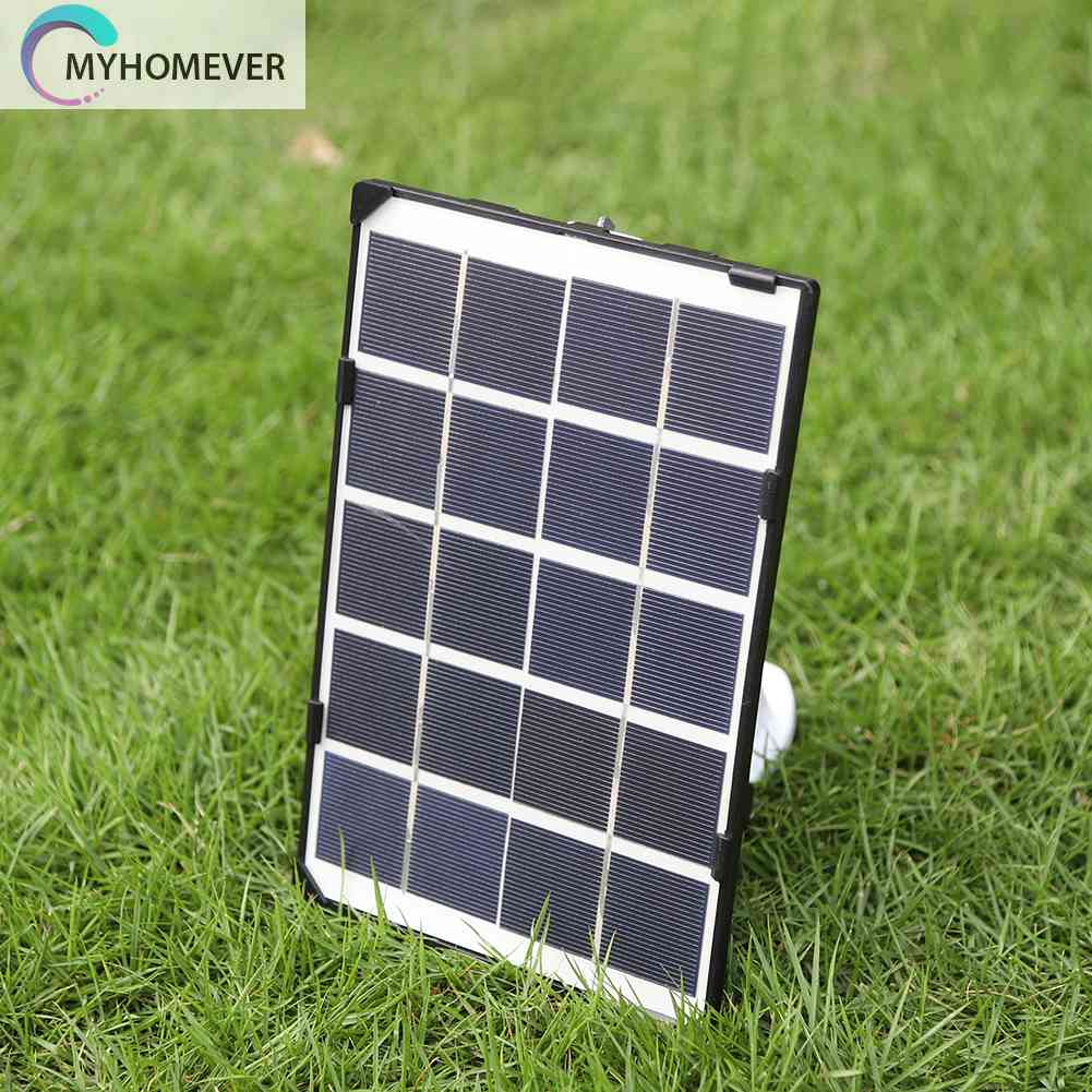 Tấm Pin Năng Lượng Mặt Trời 10W 5V Chống Thấm Nước IP65 Cho Camera An Ninh Ngoài Trời