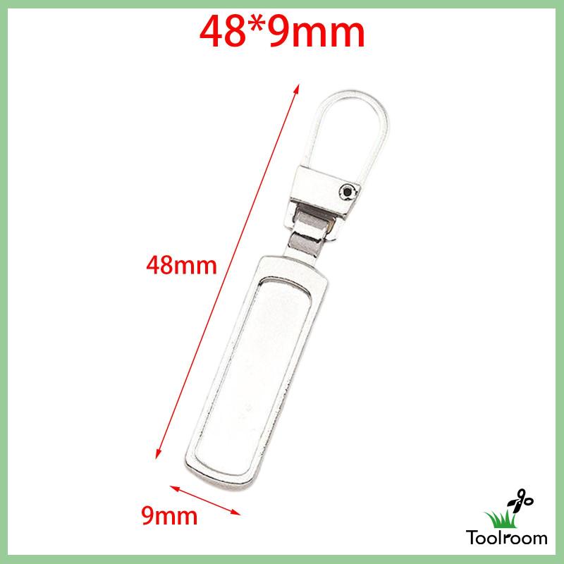 Set 10 Đầu Khóa Kéo Kim Loại Cho Hành Lý / Áo Khoác Tiện Dụng