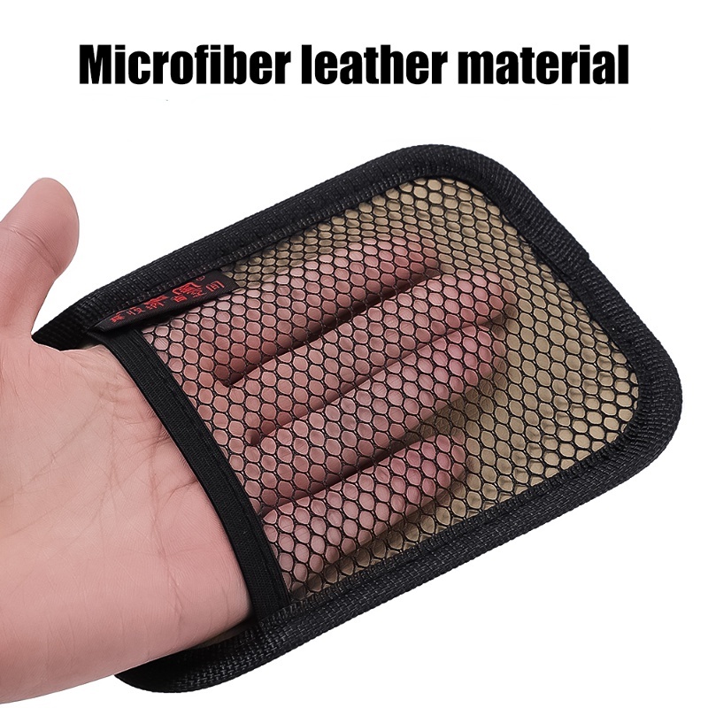 Túi Lưới Đựng Điện Thoại Đa Năng Bằng Da PU Tự Dính Gắn Ghế Ngồi Xe Hơi