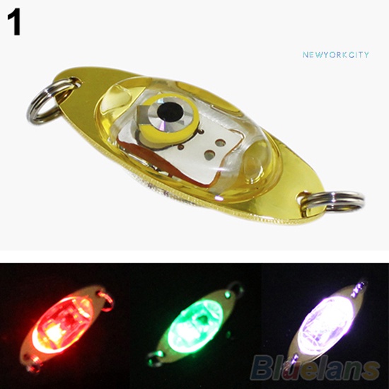 Mồi Câu Cá Giả Hình Con Mực Có Đèn LED