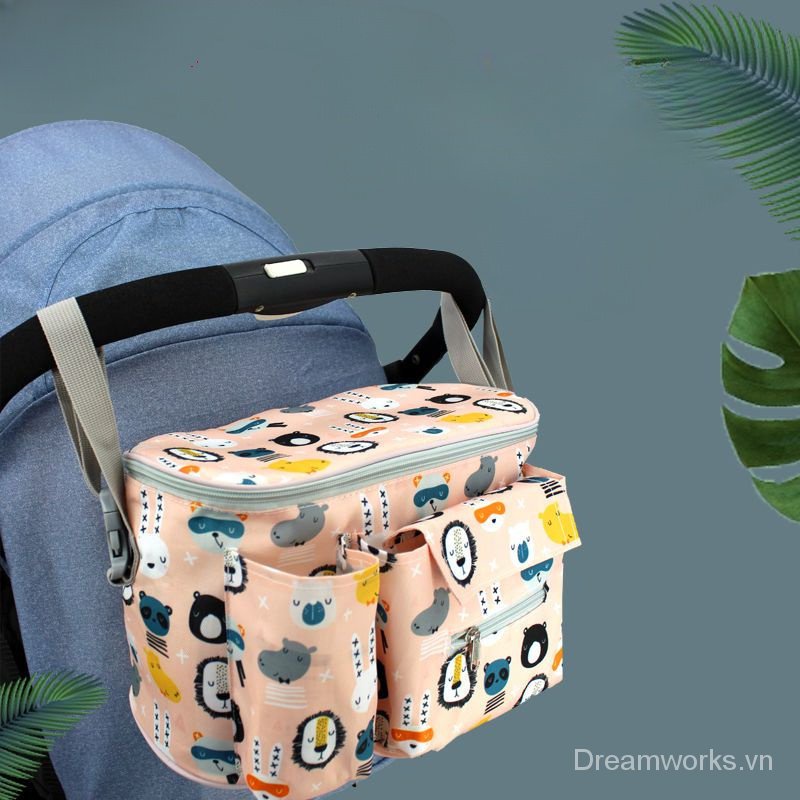 Túi Đựng Dụng Cụ Đa Năng Sức Chứa Lớn Treo Xe Đẩy Em Bé