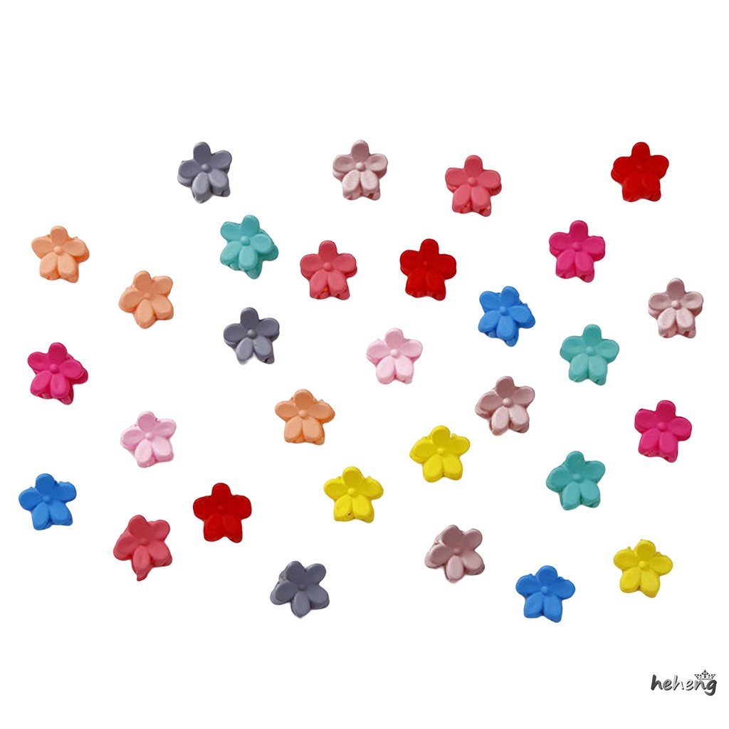 Set 30 Kẹp Tóc Càng Cua Nhỏ Chống Trượt Nhiều Màu Sắc Cho Bé Gái Và Tuổi Teen