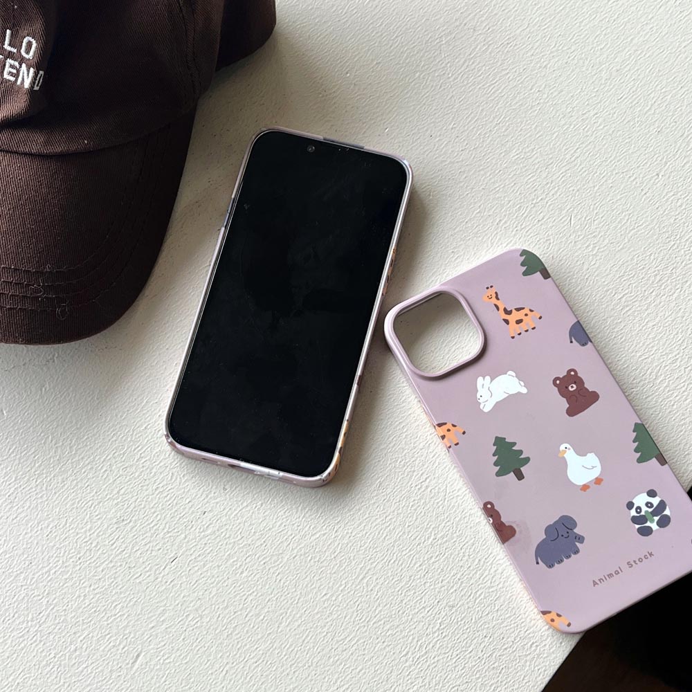 Casing Hard Case Compatible With iPhone11 iPhone12 iPhone12Pro iPhone12ProMax iPhone13 iPhone13Pro iPhone13ProMax 14 14Pro 14Plus 14ProMax Tree Animals Pattern Cover